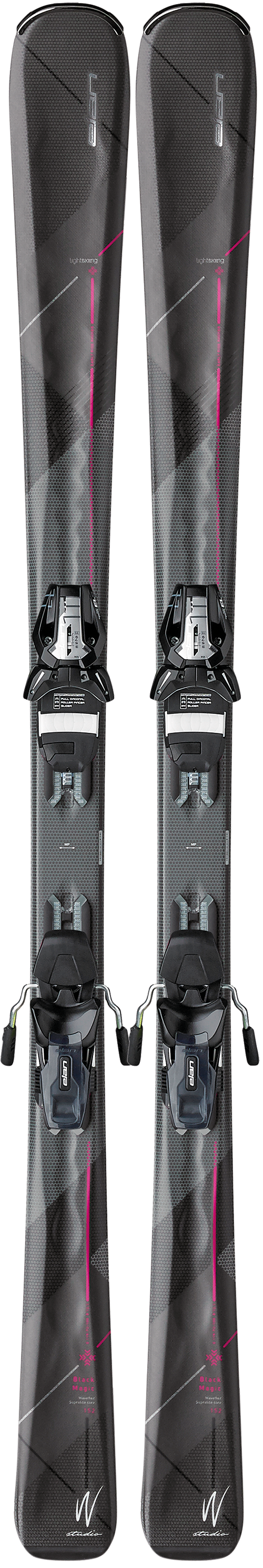 ELAN BLACK MAGIC 146 9ELW 女性用スキー板 WAX済 Elan Black Magic (2017)