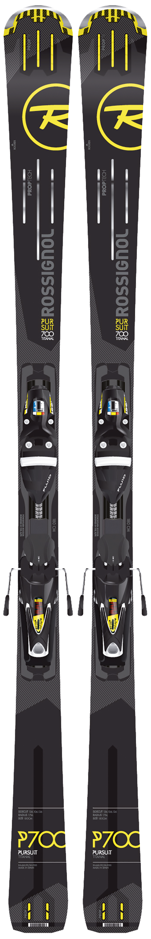 ROSSIGNOL PURSUIT 700 スキー板 163cm Rossignol Pursuit 700 Ti (2017)