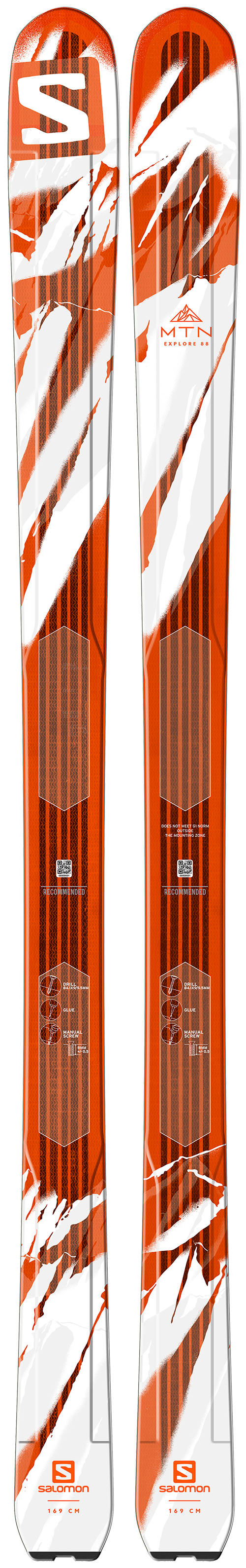 スキー Salomon MTN Explorer88w Kingpin10 Salomon MTN Explore 88 (2017)