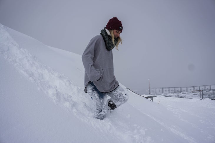 I Wish I Had Worn Snow Pants Jeans were a bad choice for Miss Hammer.