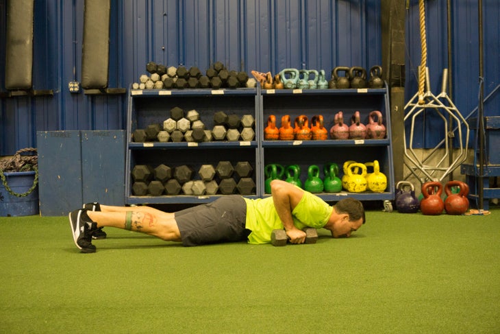 "Forrest Jillson performs Scotty Bob exercise"
