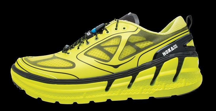 Hoka One One Conquest Running Shoes I don’t subscribe to the whole minimalist-running thing. I weigh 200 pounds, and even though I try to be light on my feet, I’m still a bit of a…