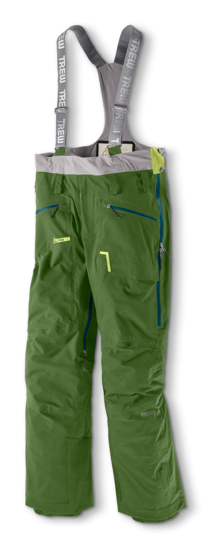 TREW Roam Pant To bib or not to bib? That, friends, is a common question among avid backcountry skiers. The Roam Pant meets half way. Not a true bib but the waist…