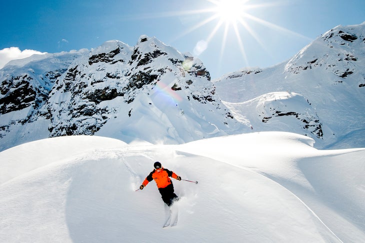 revelstoke-skier skier in Revelstoke