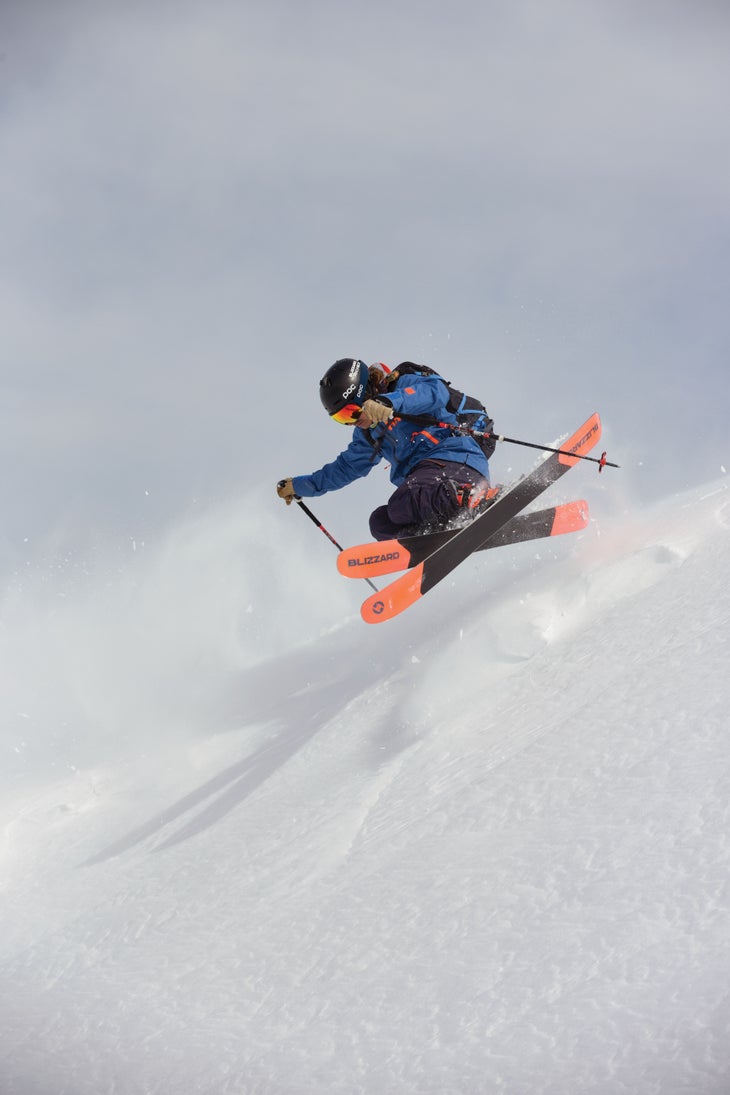 SKI0218_CLI4_HopTurn THAT MOMENT Skiing isn’t like flying, it IS flying. In this moment we are in perfect balance, with all the energy intersecting our center of mass in…