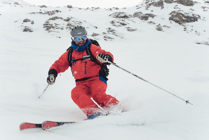 14.02.18_EugeneSkiMagFam&DeliriumDive-23 A guide in his element at Banff Sunshine Village