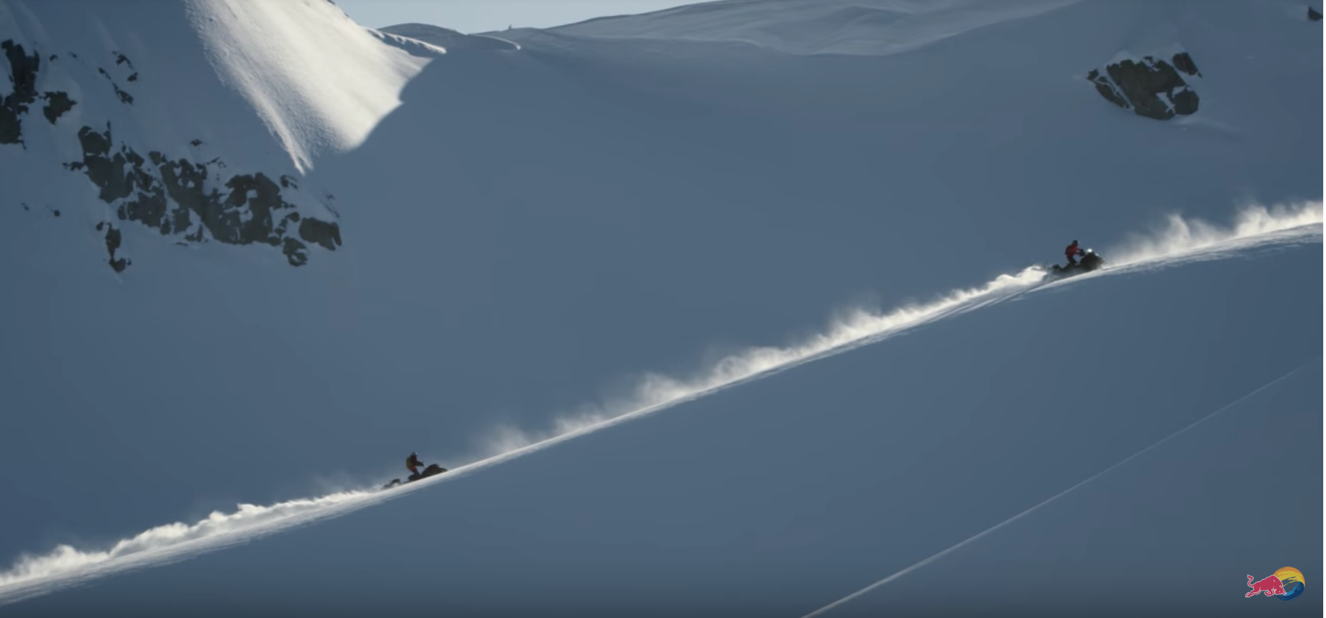 "Sled skiing screenshot from Originate"