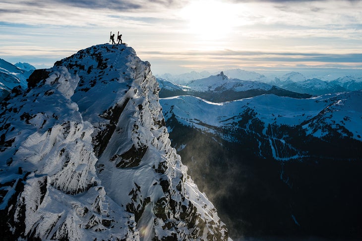 SKI1018-RG-Opener-MattiasFredriksson Christina Lusti and MIchell Parker Explore the Whistler Blackcomb backcountry, B.C.