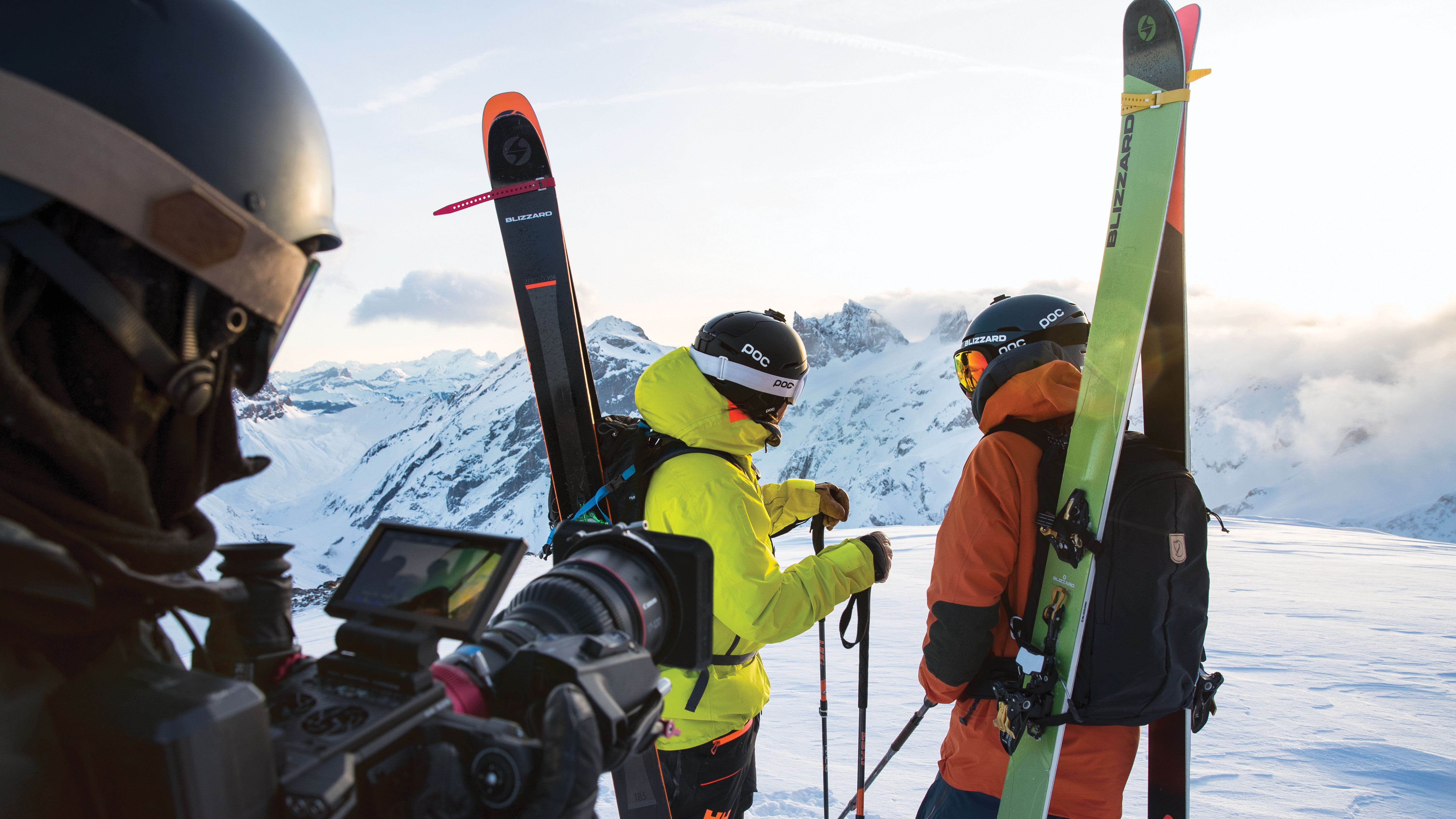 "Marcus Caston and Johan Jonsson in Switzerland for Face of Winter"