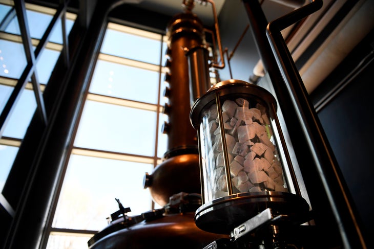 Marble-Distillery_Hazel_PCJoeAmonDenverPost A copper still and marble filter at Marble Distilling Co.