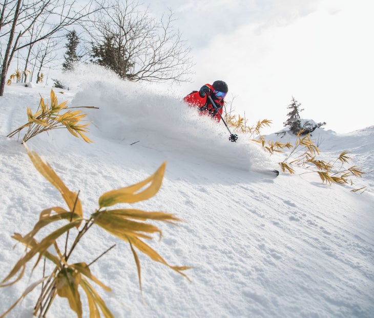 SKI1118-Japan-Yubari-Bamboo Sam Beck in Yubari