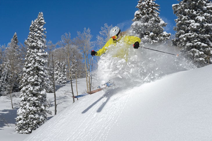 SKI1018-RG-Steamboat-pow Skiing powder at Steamboat Resort