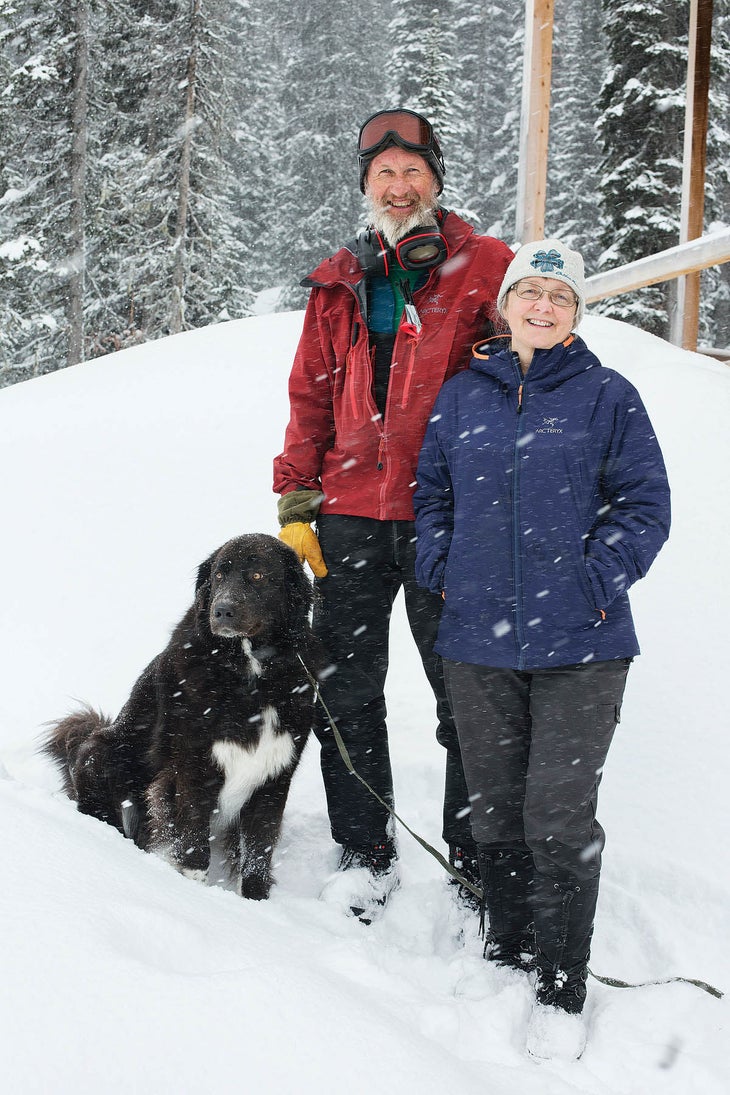 SKI1218-Hilda05-byKeriBascetta-s Hosts Martin and Shelly Glasheen have operated the hut since 2012.