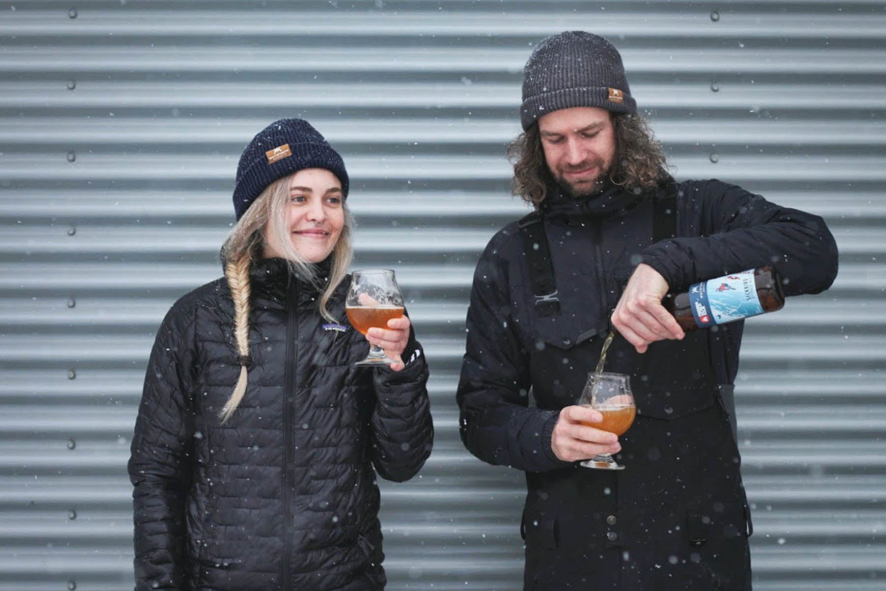 "Sipping a beer while it snows after a day of skiing is as good as it gets."