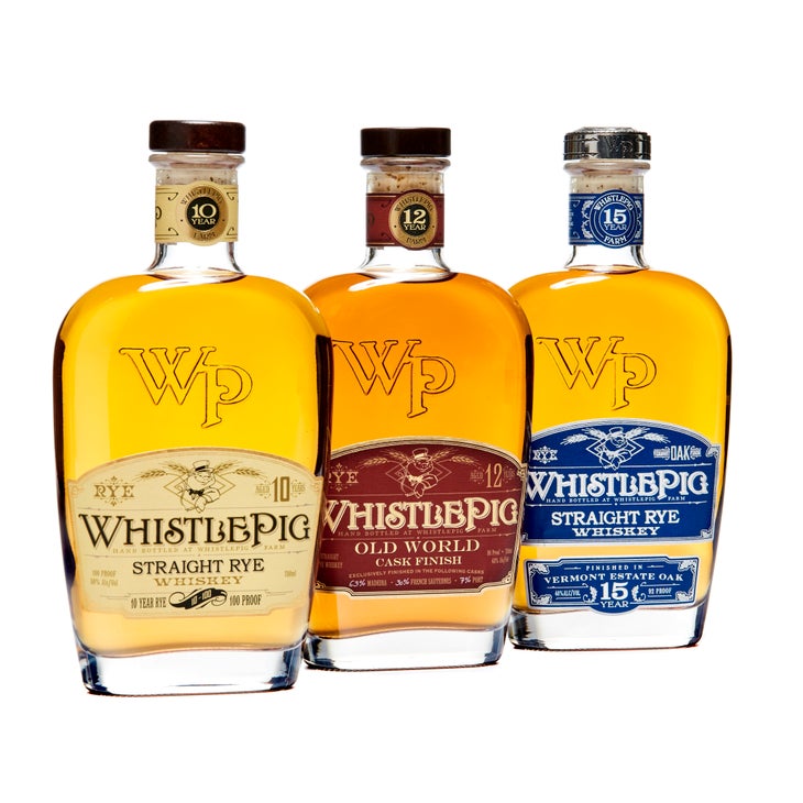 WP 10, 12, 15 - no back ground WhistlePig Bottles