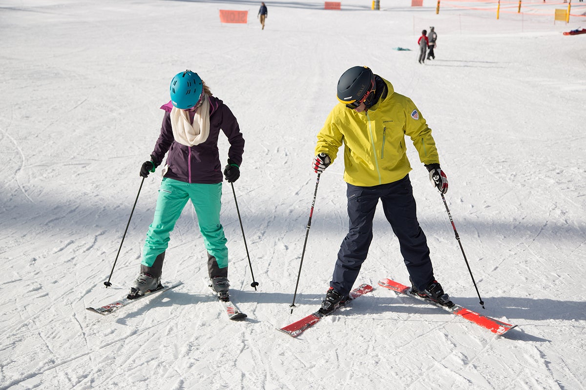 "First Time Ski Lesson, Michael Rogan"