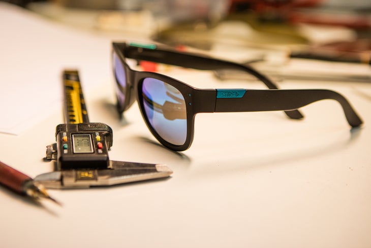 Shred Boost Sunglasses at the Factory in Italy--Photo by Luca Crivelli shred belushki sunglasses