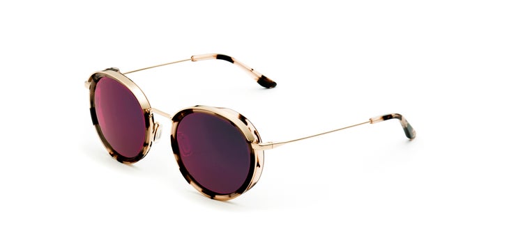 VL181000012130-3 Vuarnet Cap Round Sunglasses