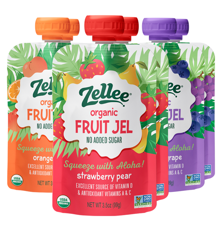 Zellee 3 Flavors Zellee Fruit Jels