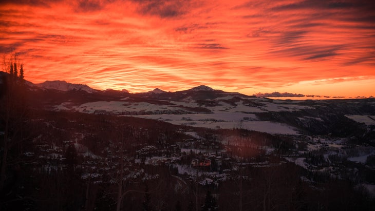 jackson Lebsack- Telluride Sunset Sunset in Telluride