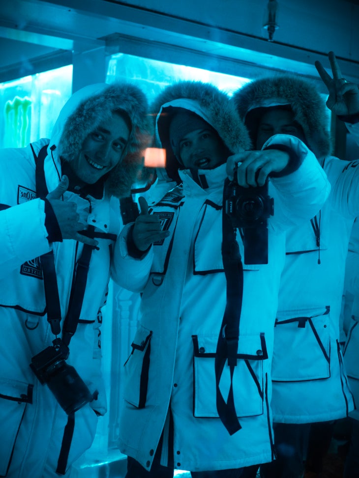 rolling van Whistler Ketel One Ice bar whistler