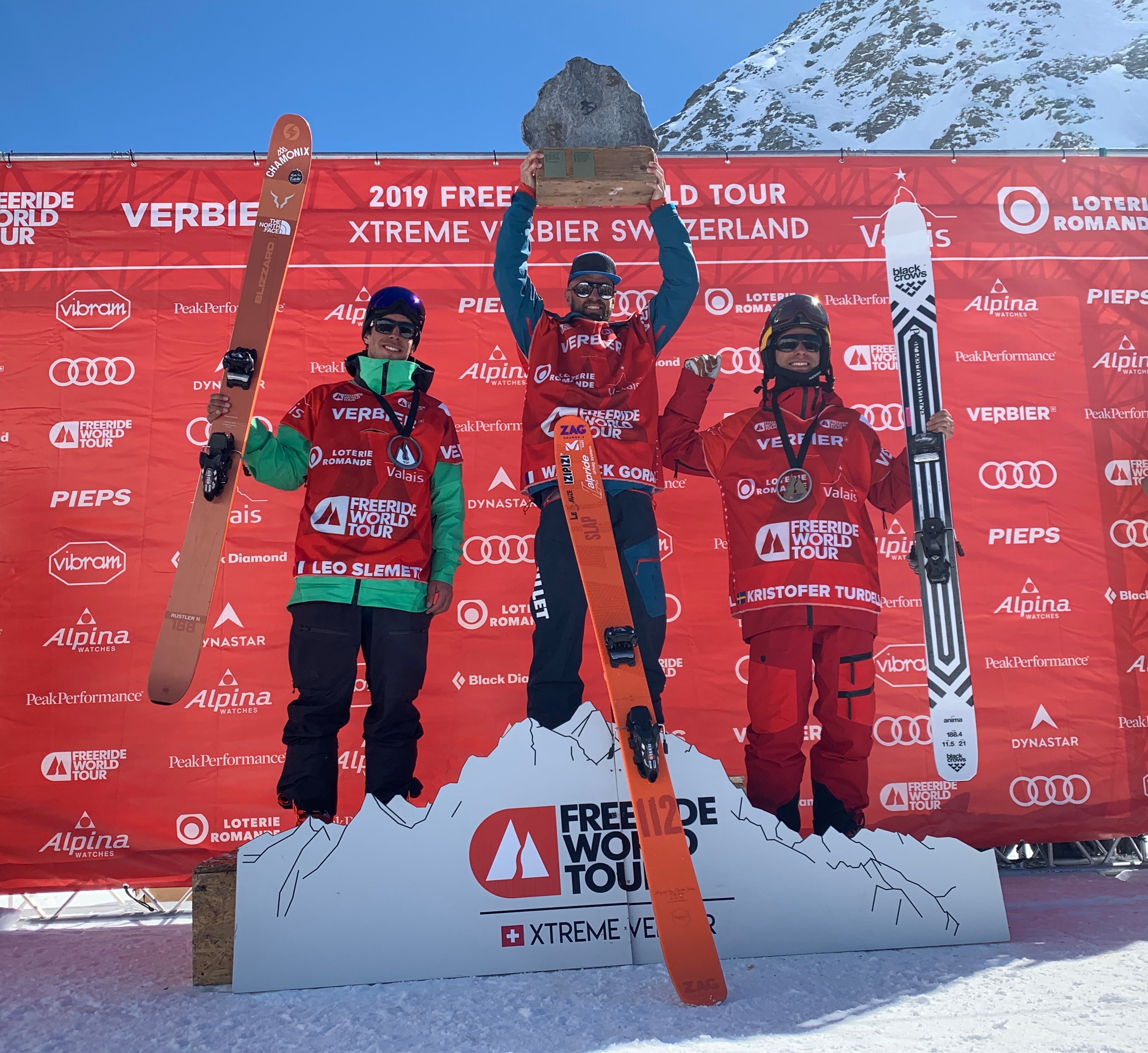 "Men's Podium Verbier Xtreme 2019"
