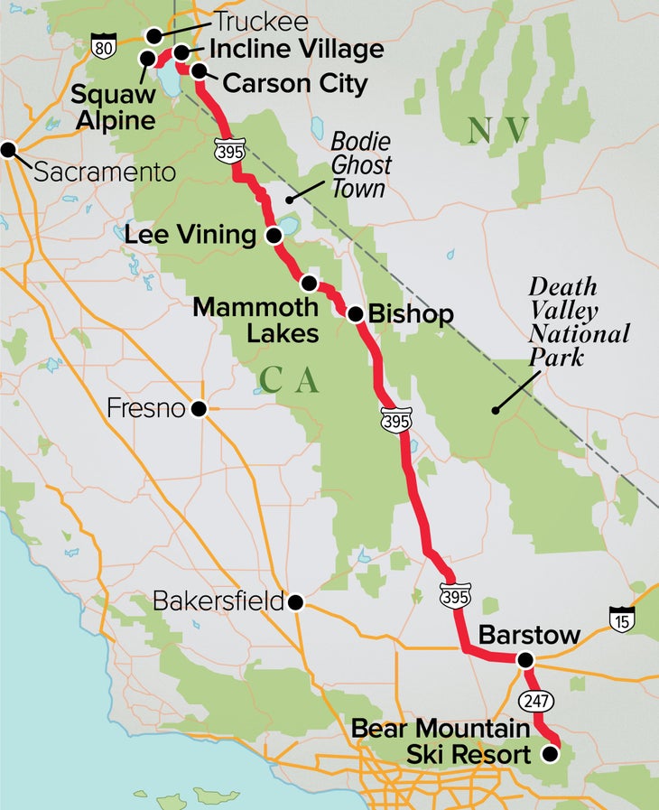 Ski_Road_Trips_FINAL_California California Road Trip; Winter's Best Road Trips 2019