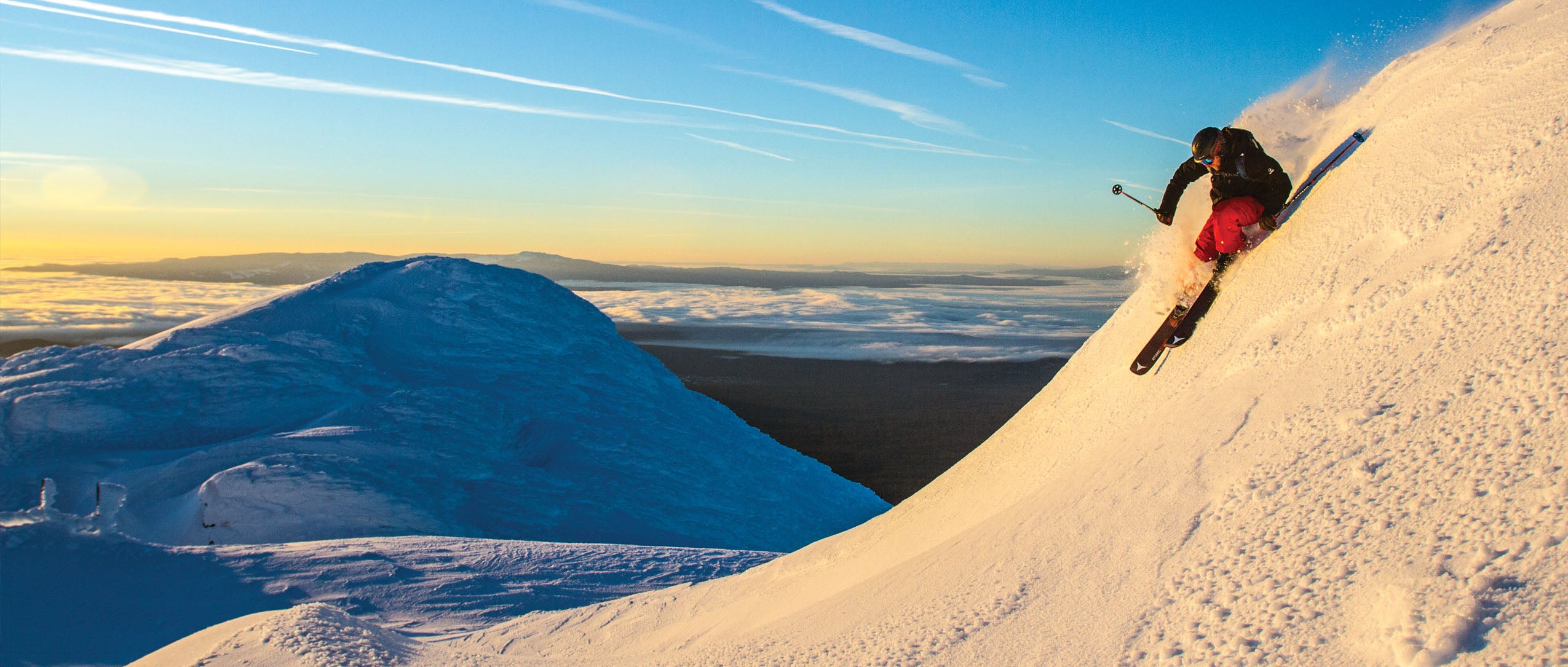"Sage skiing Mt. Bachelor"