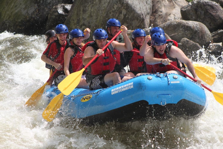 Rafting at Berkshire East, Mass.