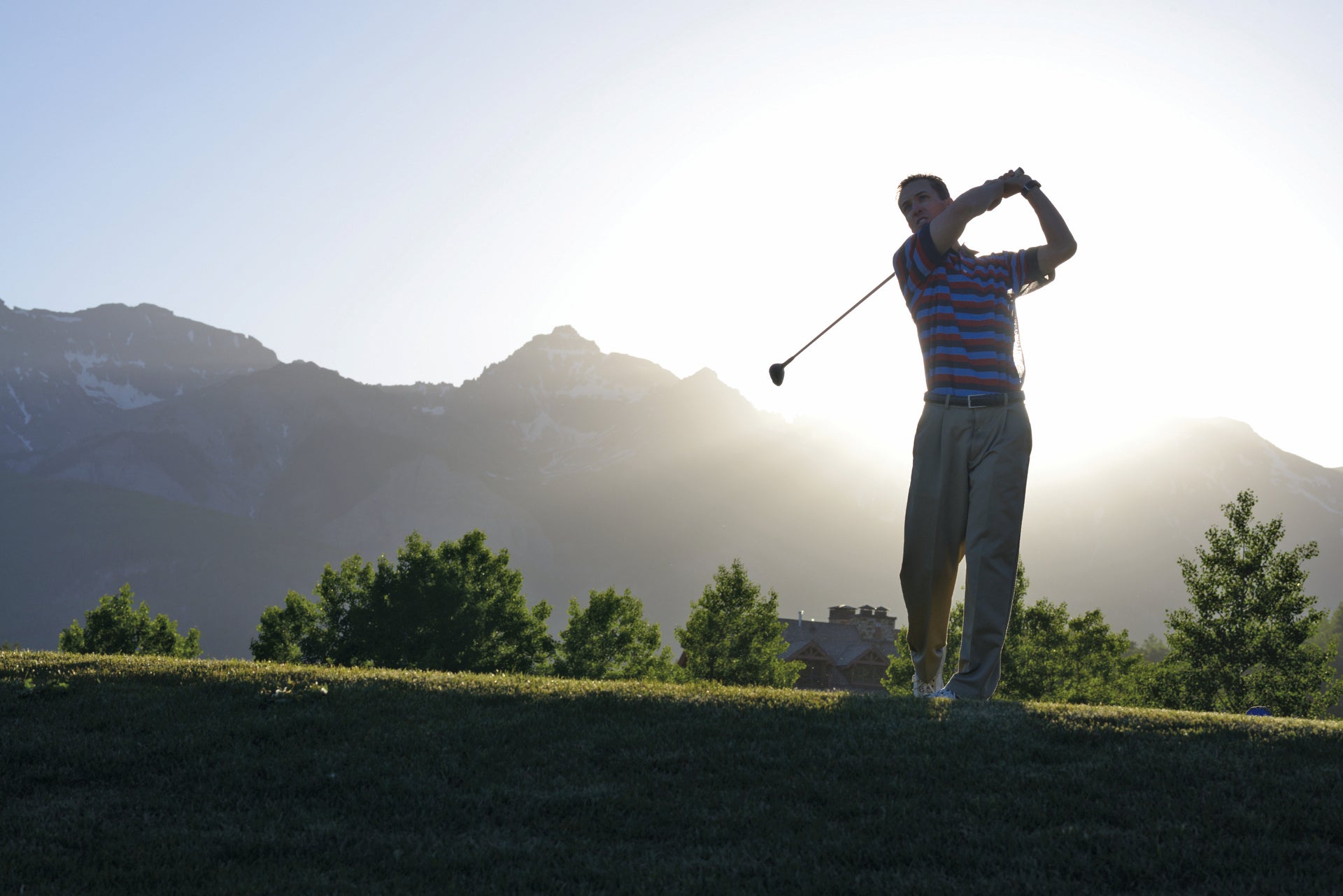 "Golfing at Telluride Ski Resort"
