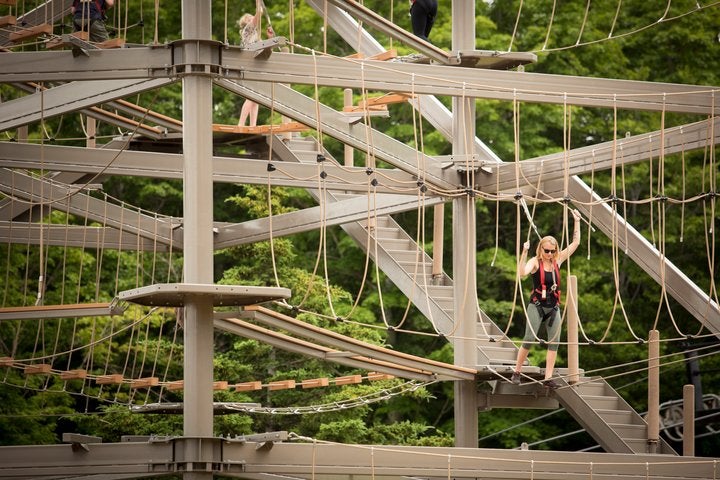 Ropes course at Killington, Vt.