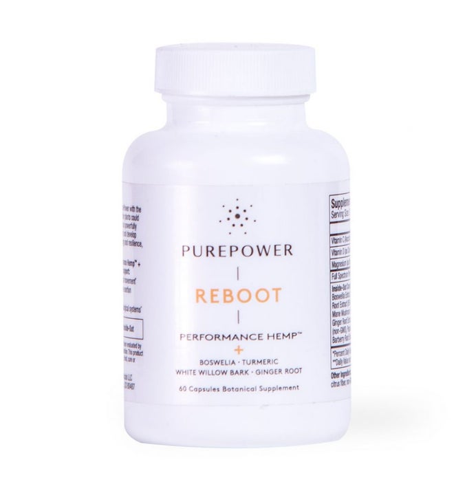 PurePower hemp supplement container