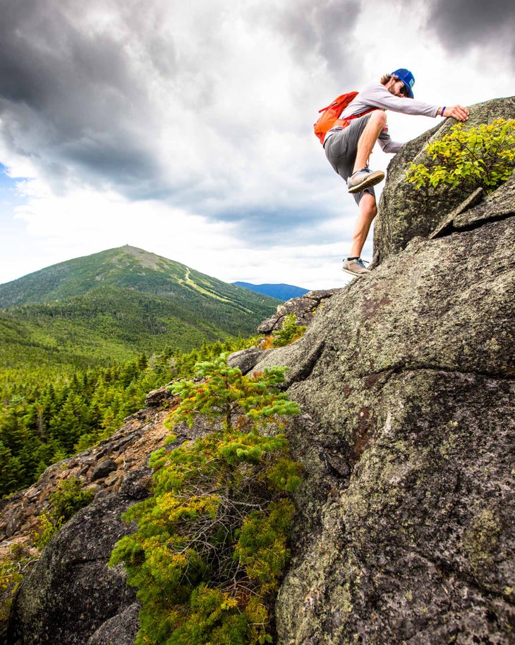 "Scrambling at Sugarloaf, Maine"