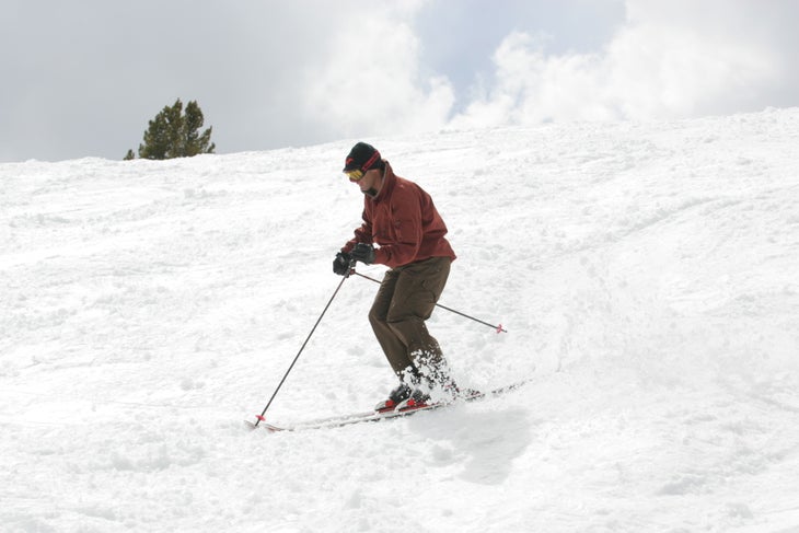 10. Stay evenly balanced over your skis Beginner Tip: Stay evenly balanced over your skis