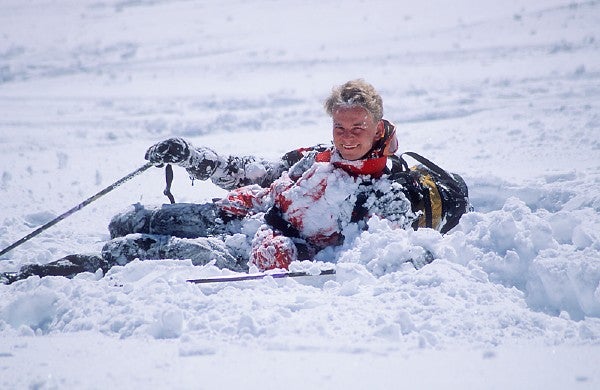 7. Don't be afraid to fall Beginner Ski Tips: Don't be afraid to fall