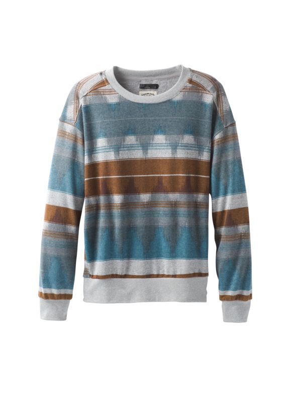 W23190895_BLUENOTEELDORADO_ALT_9 Prana Cozy Up Printed Sweatshirt