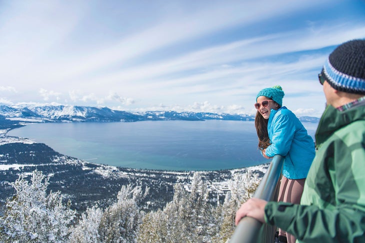 "Looking at the views at Heavenly"