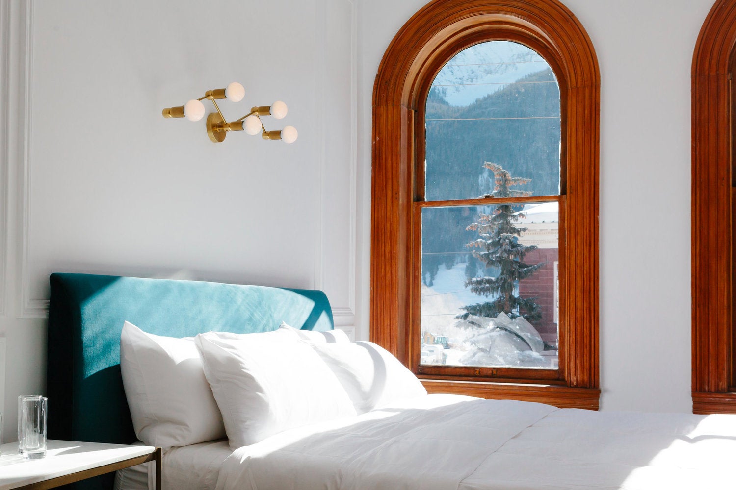 "Window view from The Wyman Hotel, Silverton, Colo."