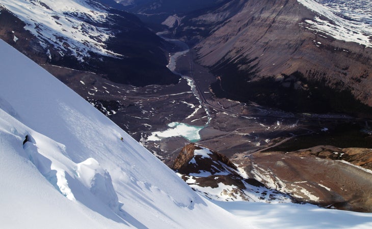 Mt Athabasca_Anthony Bonello Greg Hill descending Mt. Athabasca