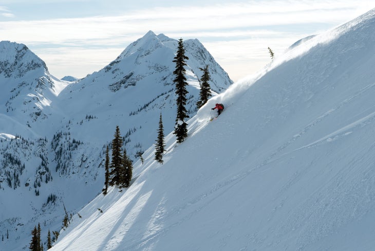 SKI1119-Wiegeles8-byJoshHaskins Bob Rankin skiing with Wiegele's