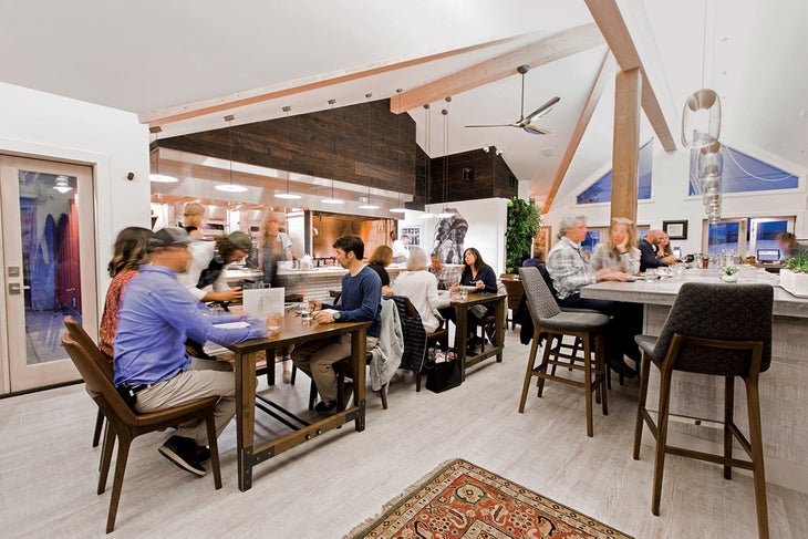 SKI1219-EC-TheCovey-byRayJGadd-s Inside The Covey restaurant in Ketchum, Idaho