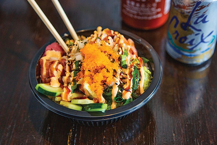 SKI1219-EC-Town4-s Sushi bowl and La Croix