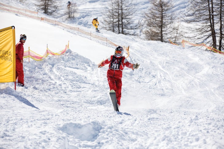 SKI1219-Derby0816-byChristofferSjostrom copy A racer on a Skwal at the Derby De La Meije