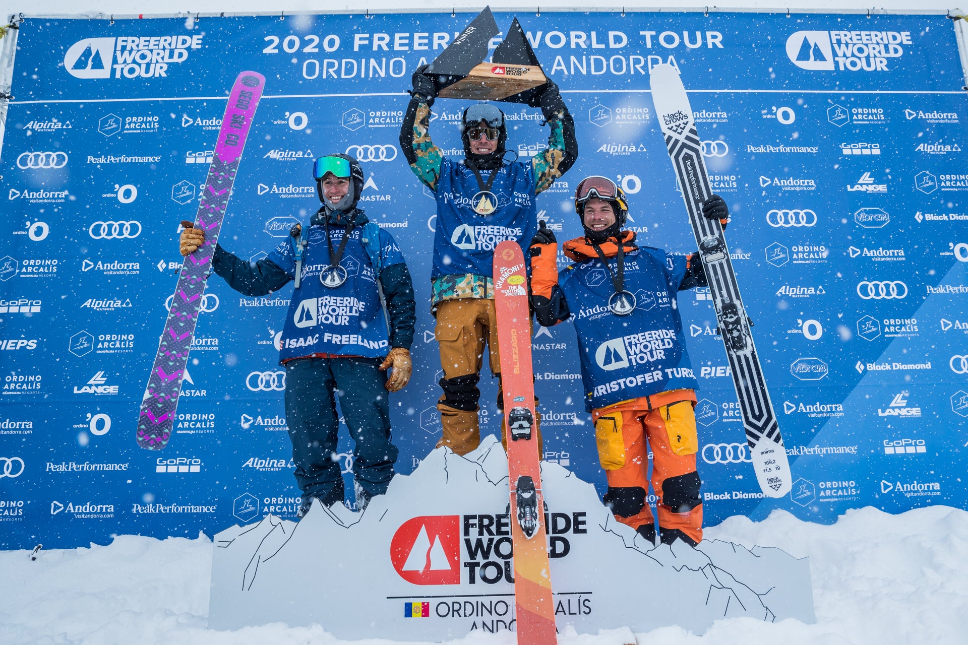 "FWT20 men's podium Andorra"