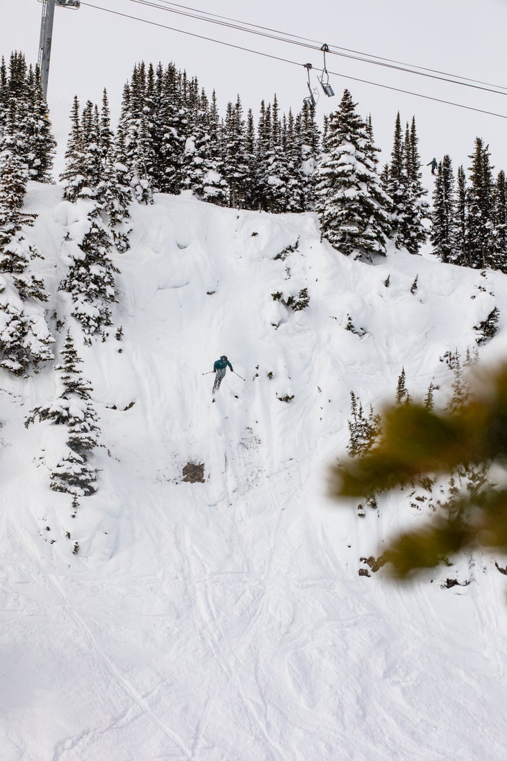 _K9A7011 Cliff drop at Banff Sunshine Village