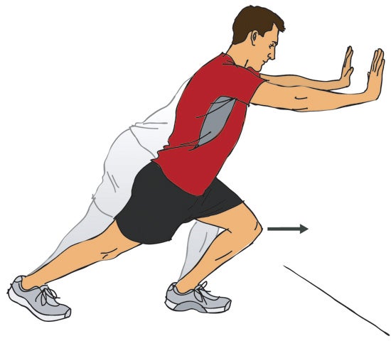 Ankles Demonstrating a workout to increase ankle mobility.