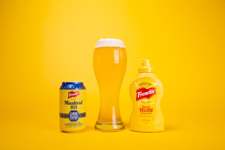 Mustard Beer PR Select 5 French's Mustard Beer in a glass