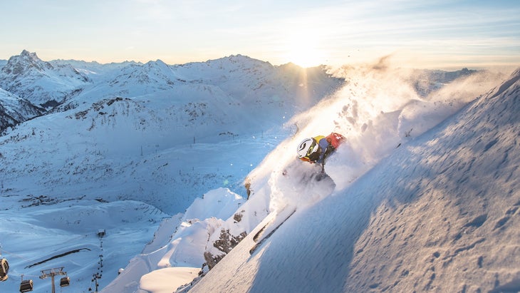 Schindler_© TVB St. Anton am Arlberg, Patrick Bätz (14) Fresh tracks at St. Anton am Arlberg, one of the top 10 biggest ski resorts in the world.
