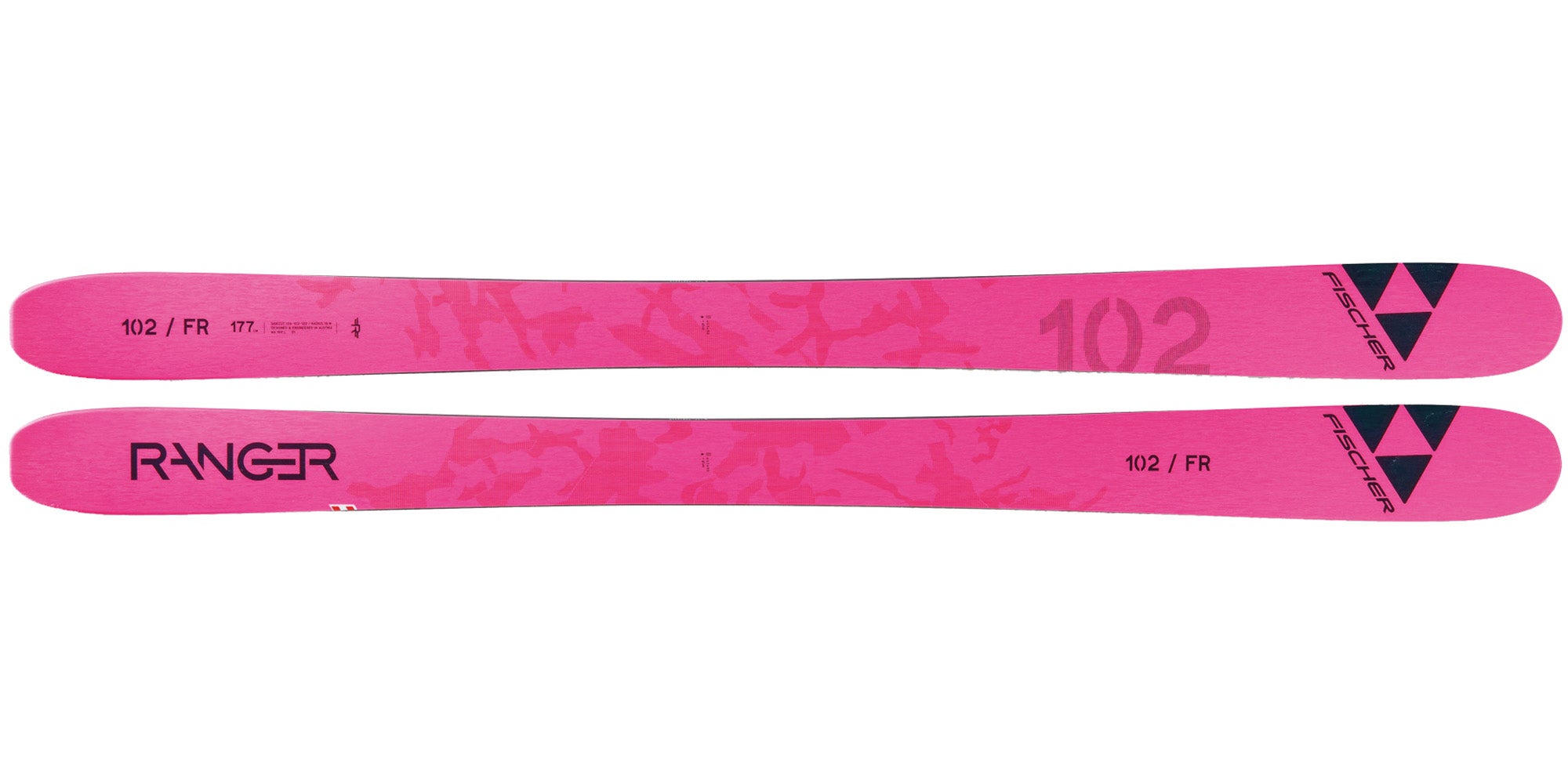 2021ski-Fischer-Ranger-102FR-pink 2021 Fischer Ranger 102 FR All-Mountain Wide Ski in Pink