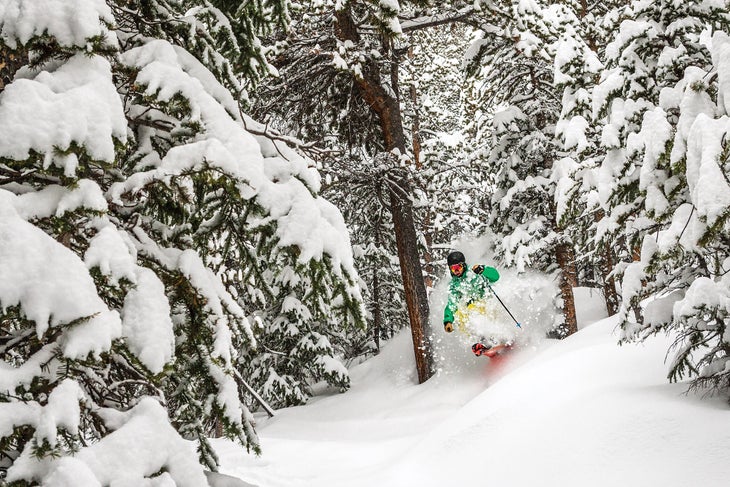 SKI1016_RGW12_WinterPark Tree skiing at Winter Park